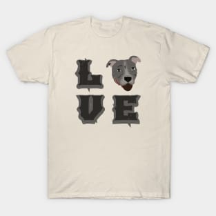 Love Pitbull T-Shirt